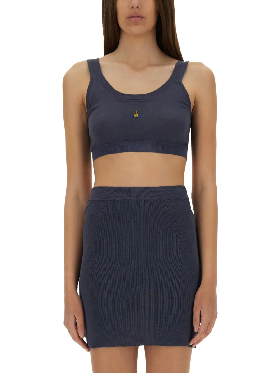 Vivienne Westwood Cropped Cotton Top