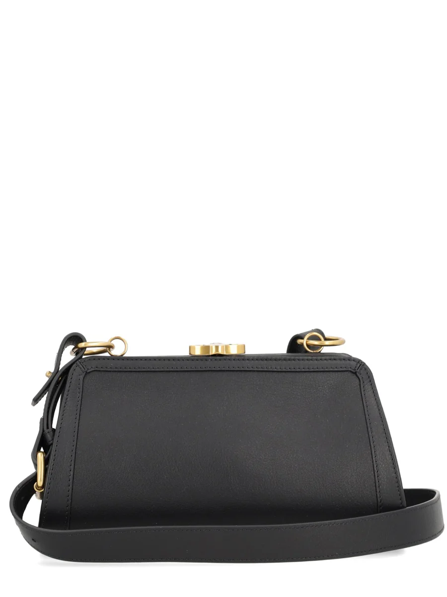 VIVIENNE WESTWOOD Leather Ascot Crossbody Bag