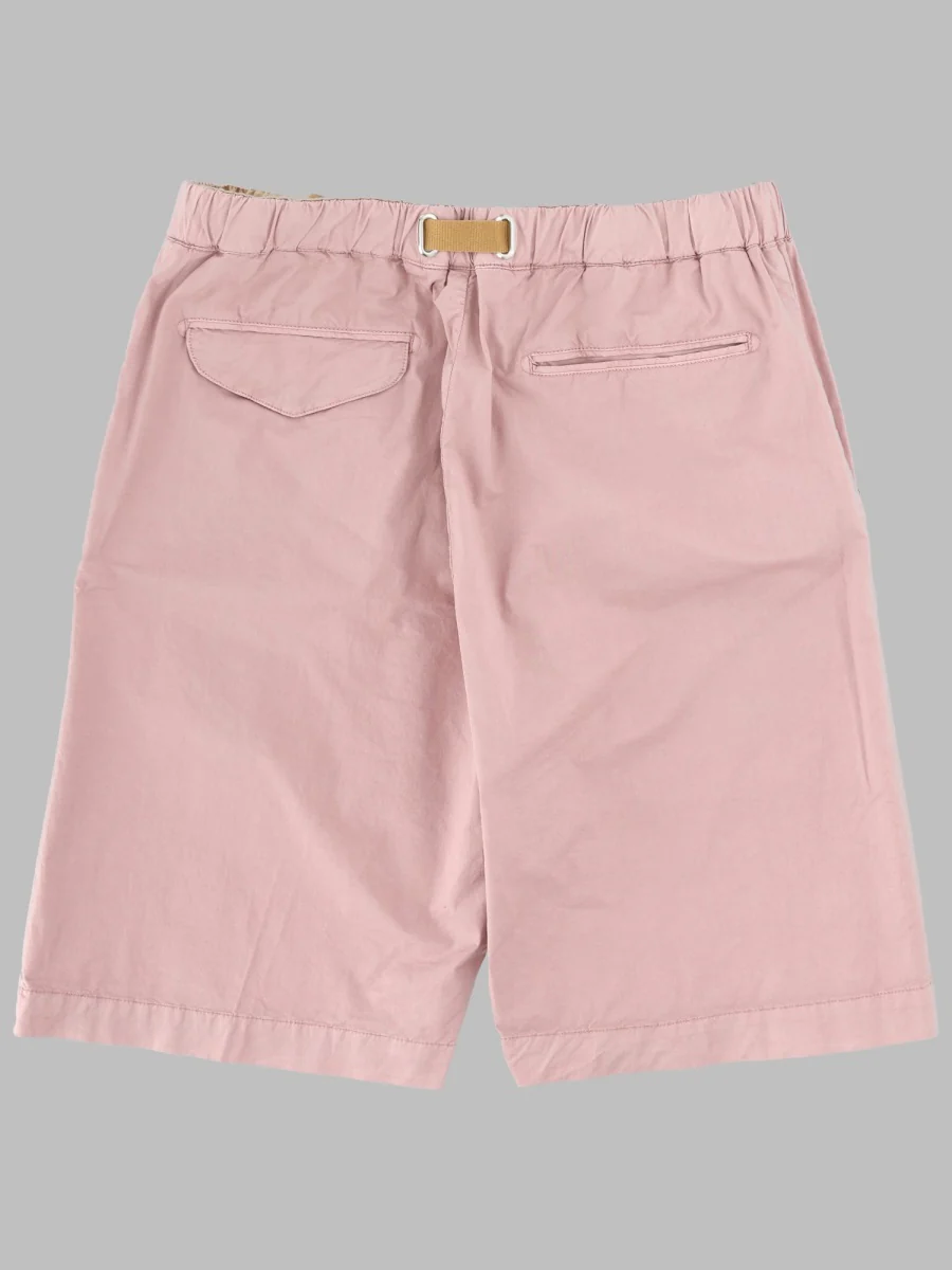 White Sand Cotton Mini Shorts for Men - Image 2