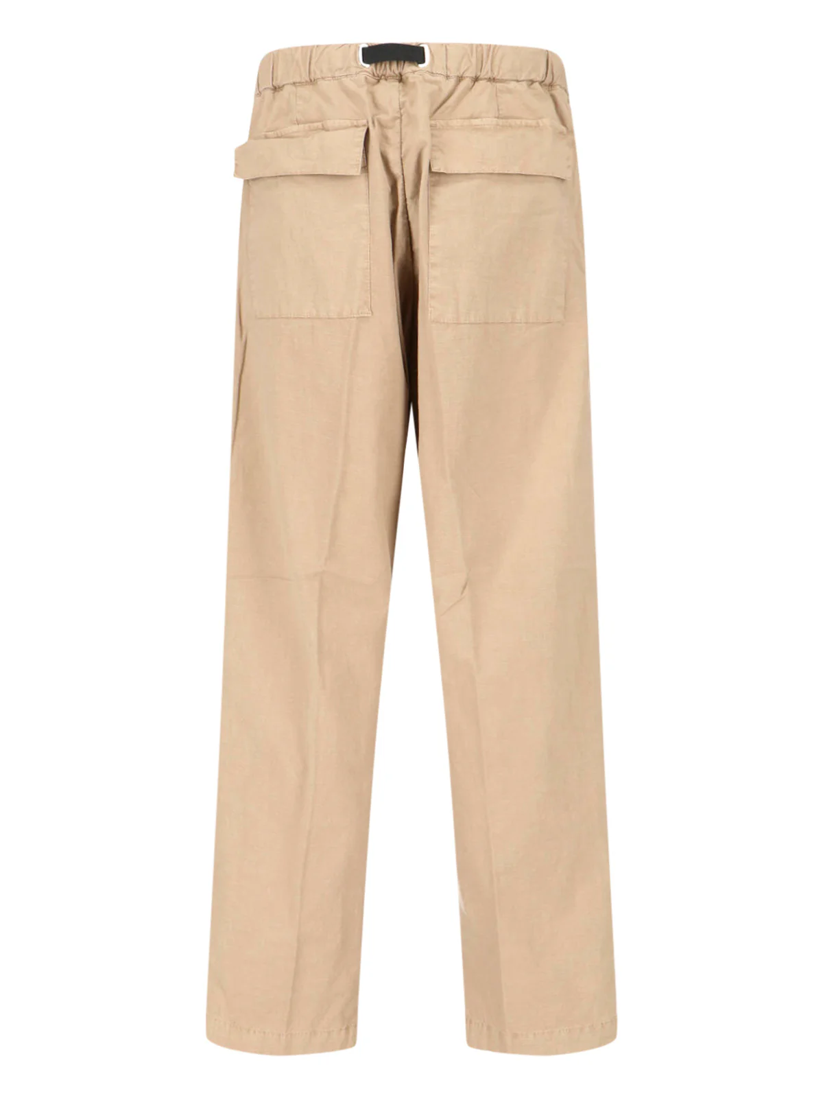 White Sand Light & Natural Stretch Cotton Trousers - Image 2