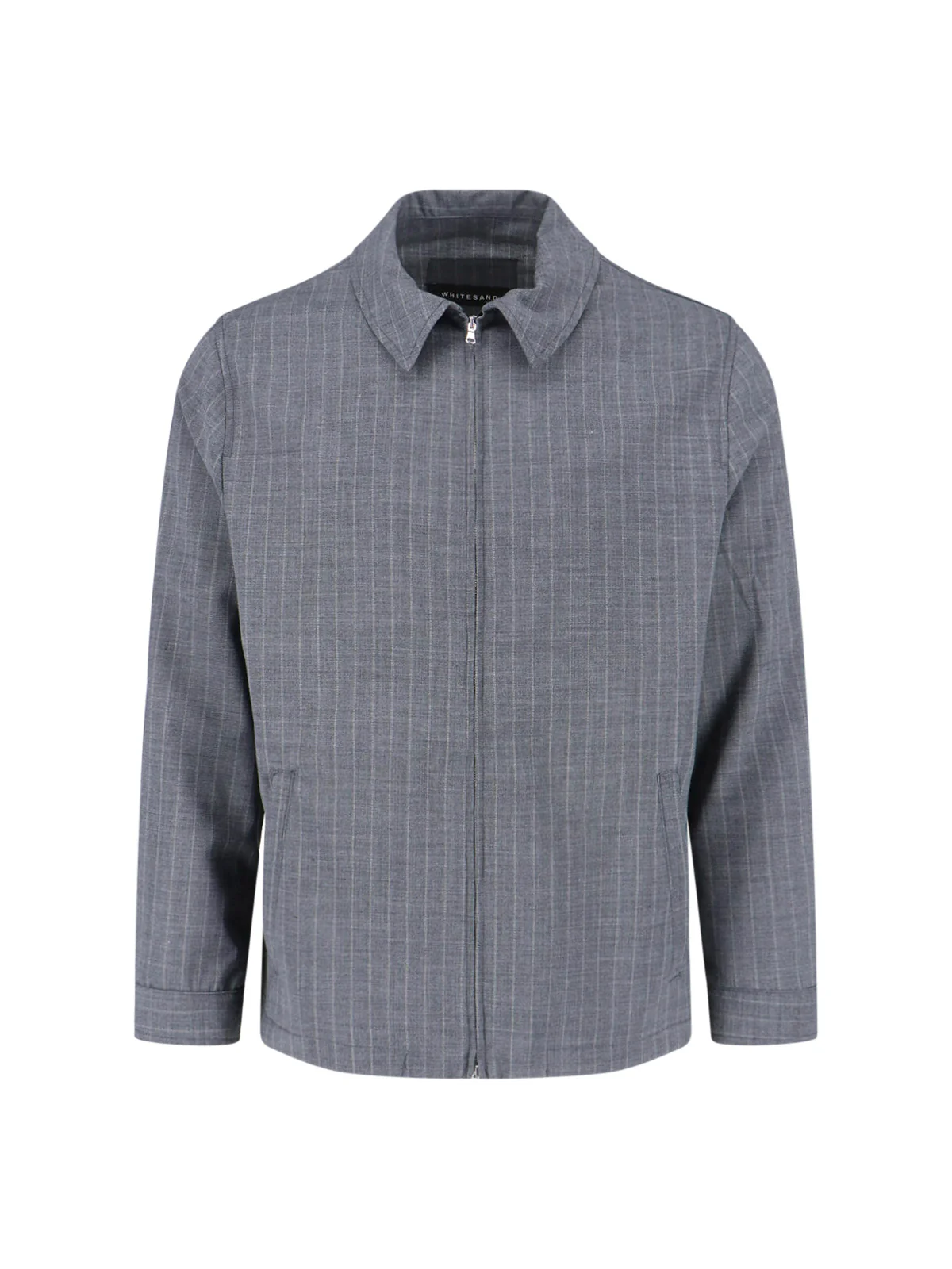 White Sand Men's Wool Blend Zip Jacket