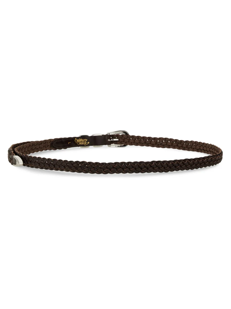 Woburn Walk Wing Tip 6-Ply Leather Belt - Image 3