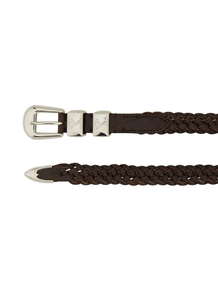 Woburn Walk Wing Tip 6-Ply Leather Belt - Image 5