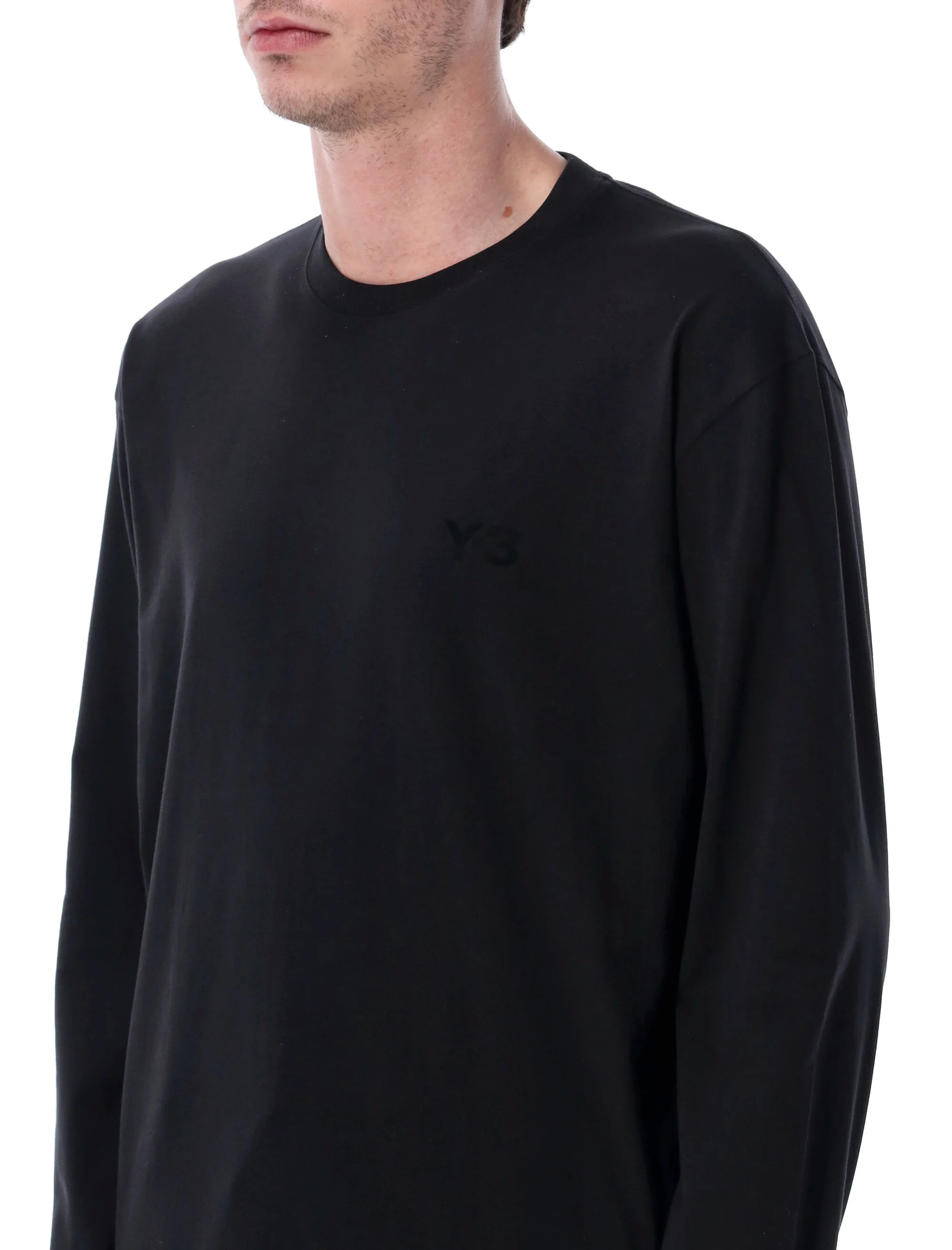 Y-3 Mini Relaxed Fit Long Sleeve T-Shirt - Size L - Image 3