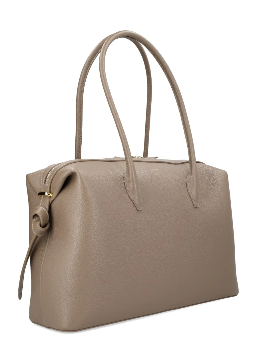 YUZEFI Large Brioche Duffle Suede