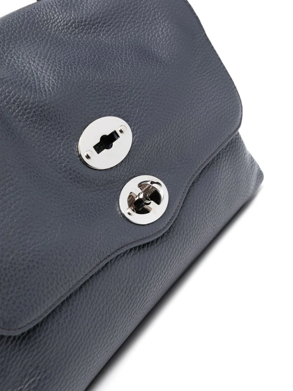 Zanellato Elegant Mini Top Handle Bag with Silver-Tone Embellishments - Image 3