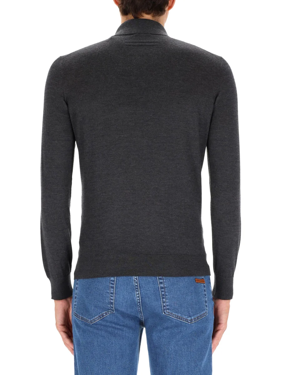 ZEGNA Cashmere Polo Shirt - Image 3