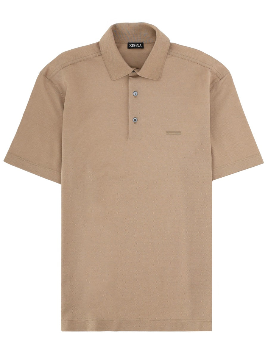 Zegna Men's Cotton Polo Shirt
