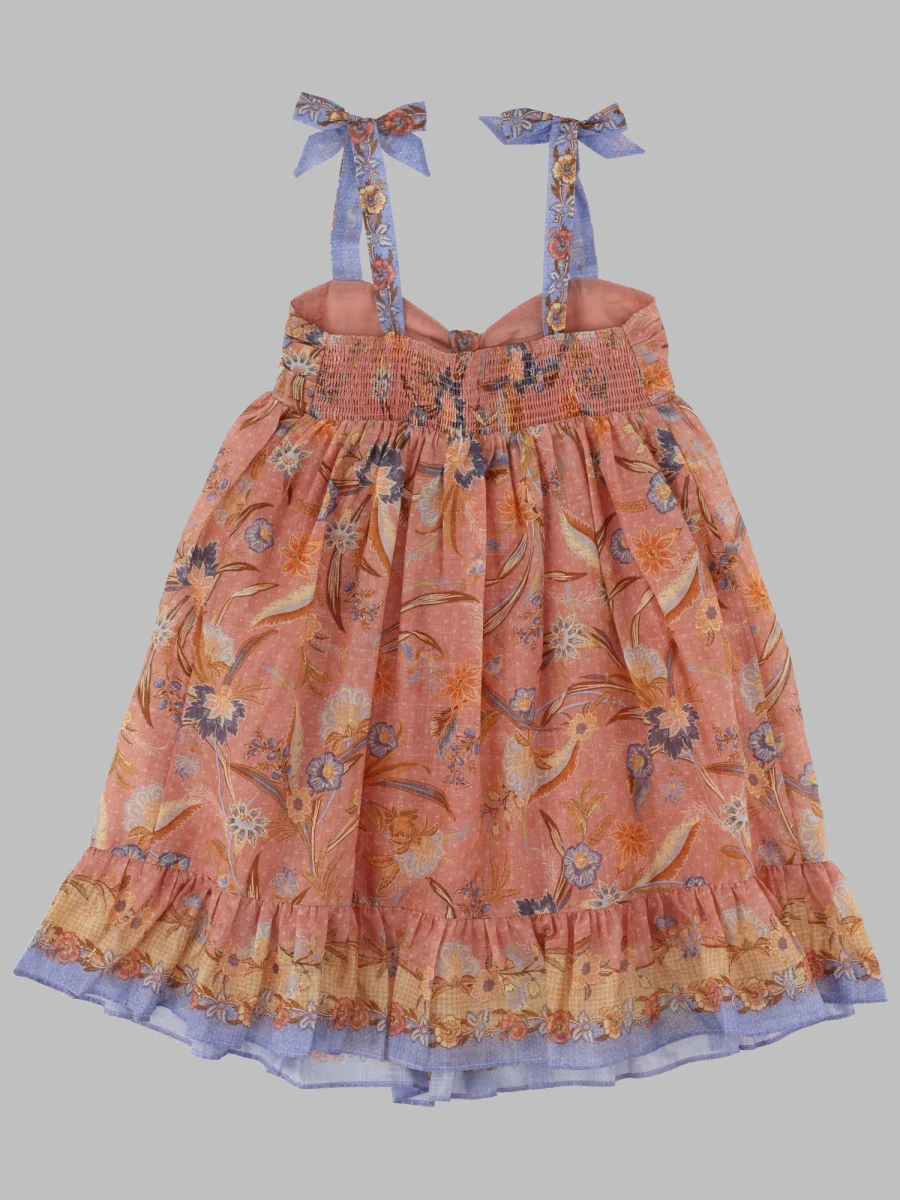 Zimmermann Indra Kids Tie-Front Dress - Image 2